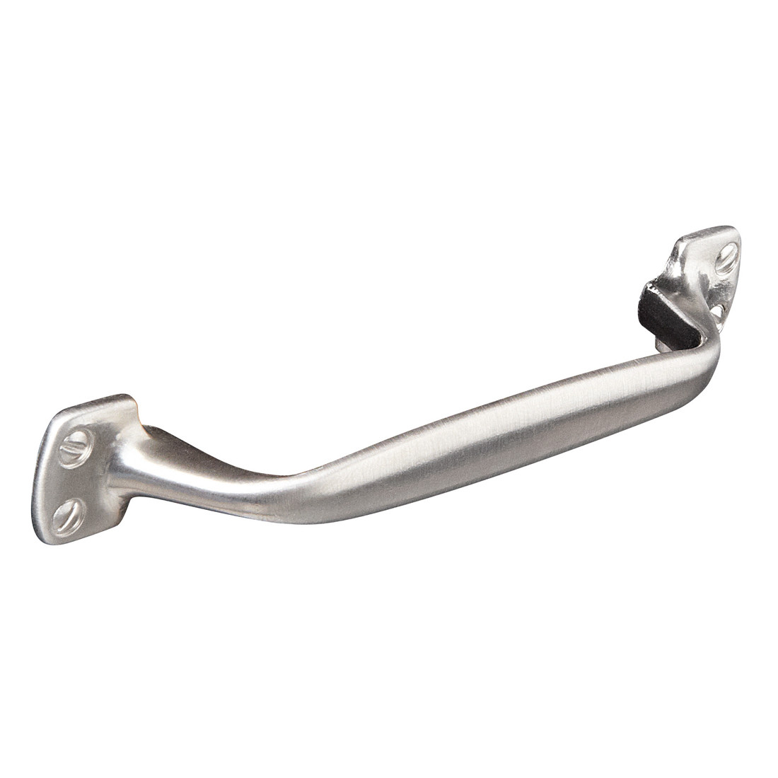 Shaker handle, brushed steel