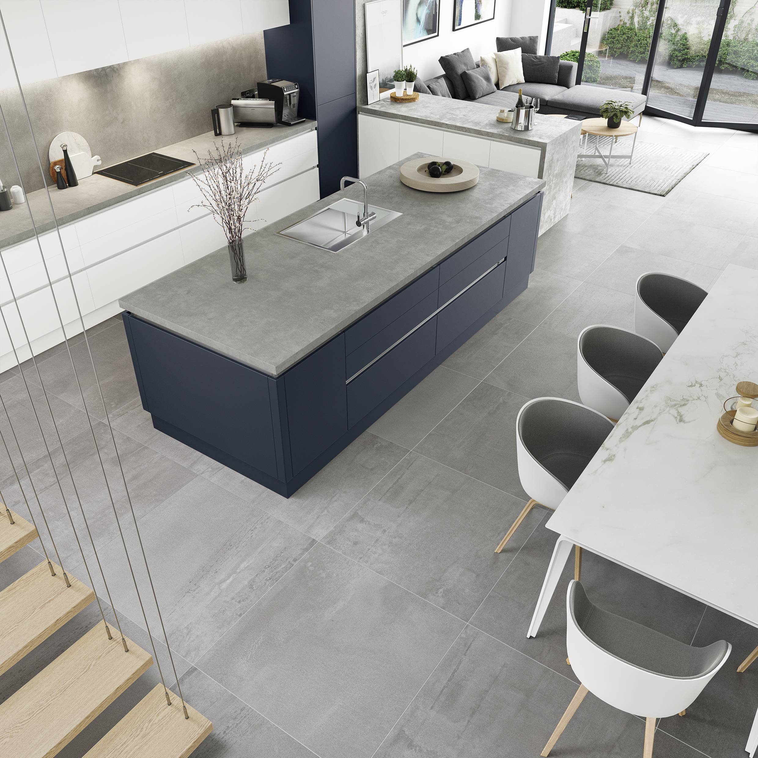 Zola Soft Matte White plinth: 150 x 3000 x 16